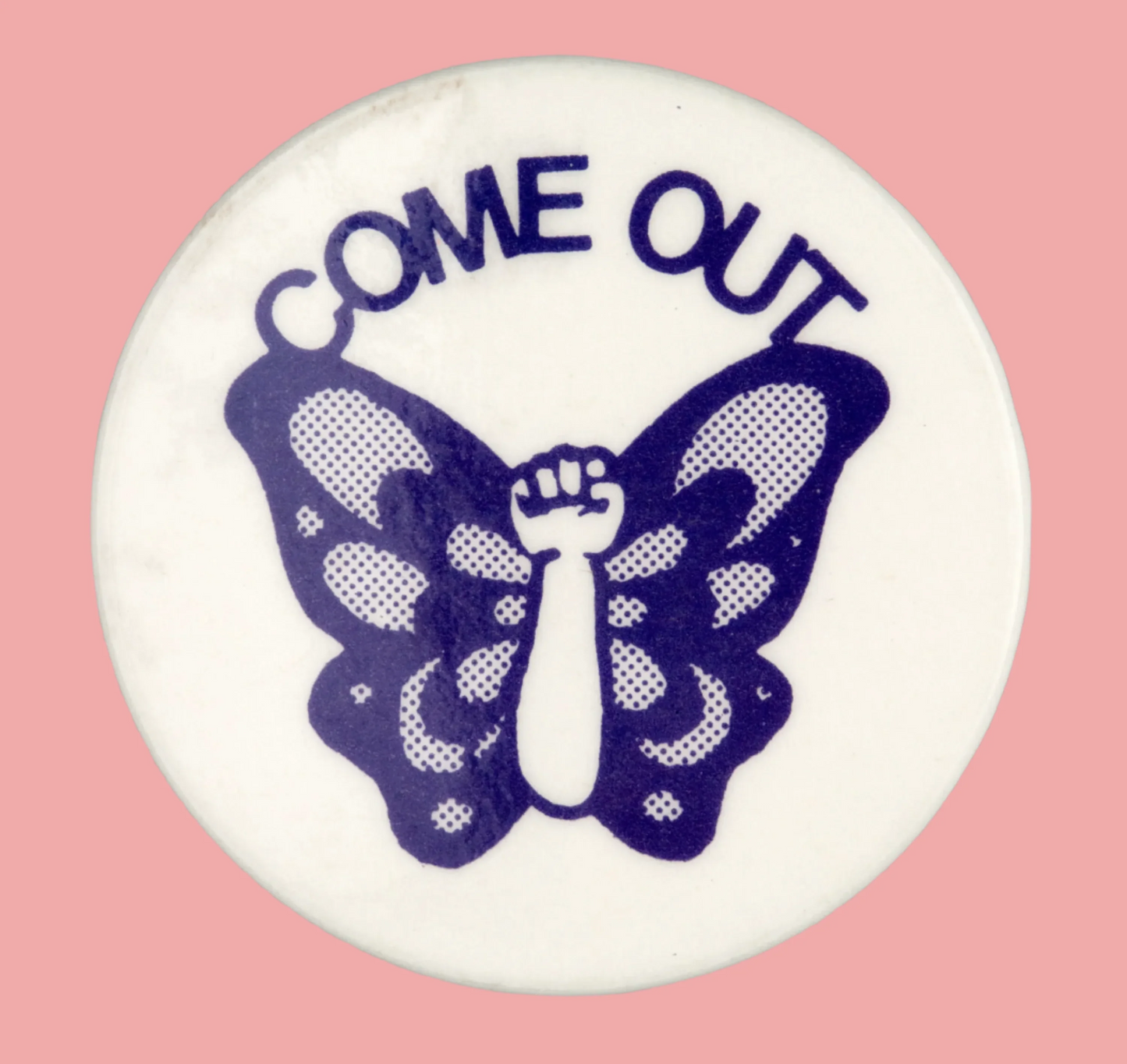 Come Out Liberation Butterfly Fist Long Sleeve Baby Rib Tee