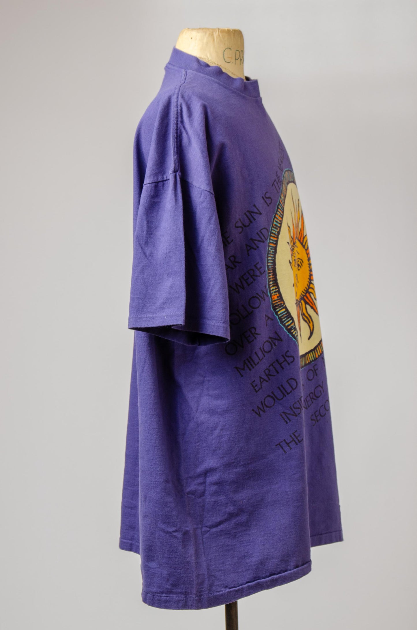 90s Celestial Sun Liberty Graphics Cotton T Shirt