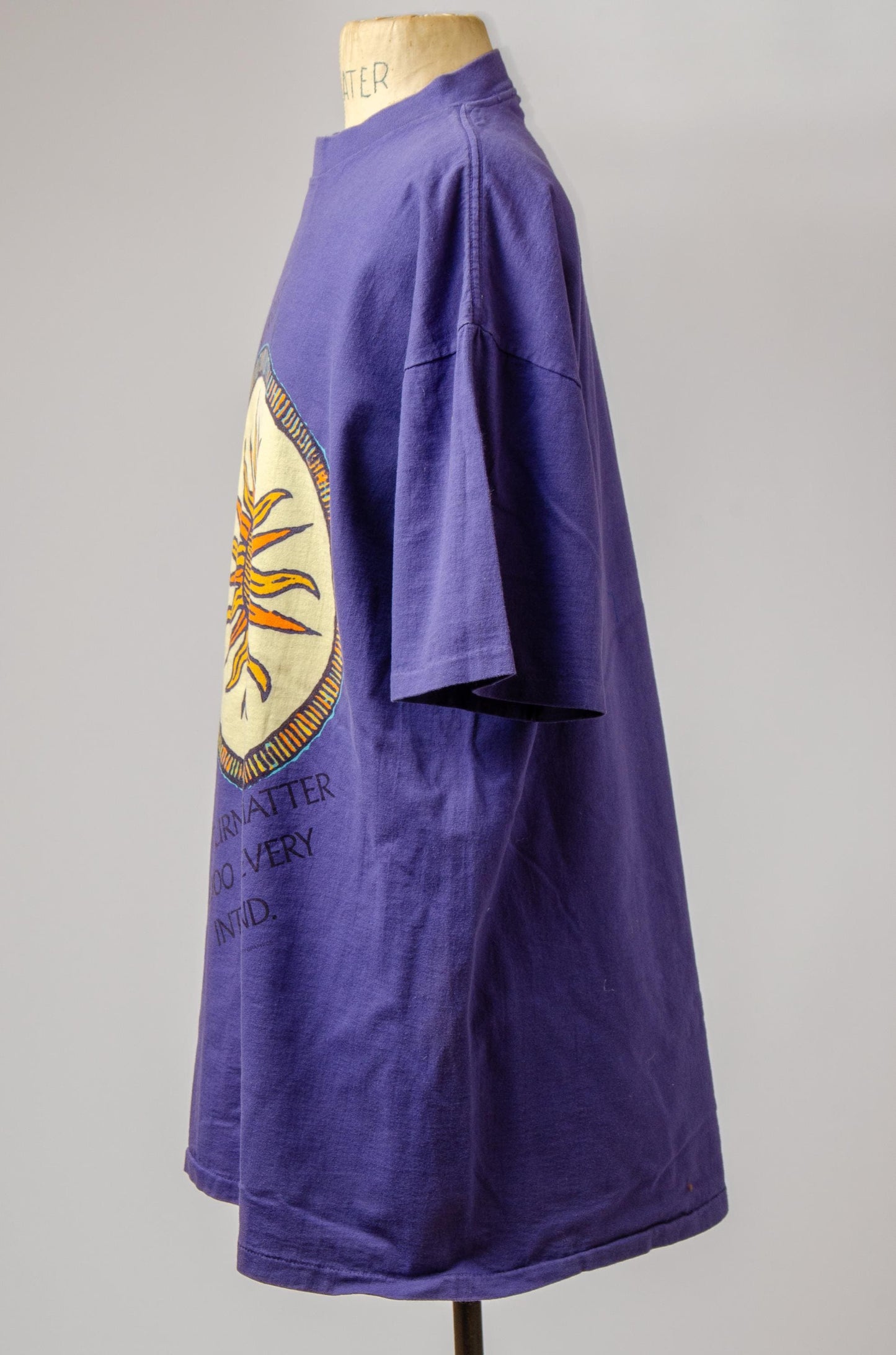 90s Celestial Sun Liberty Graphics Cotton T Shirt