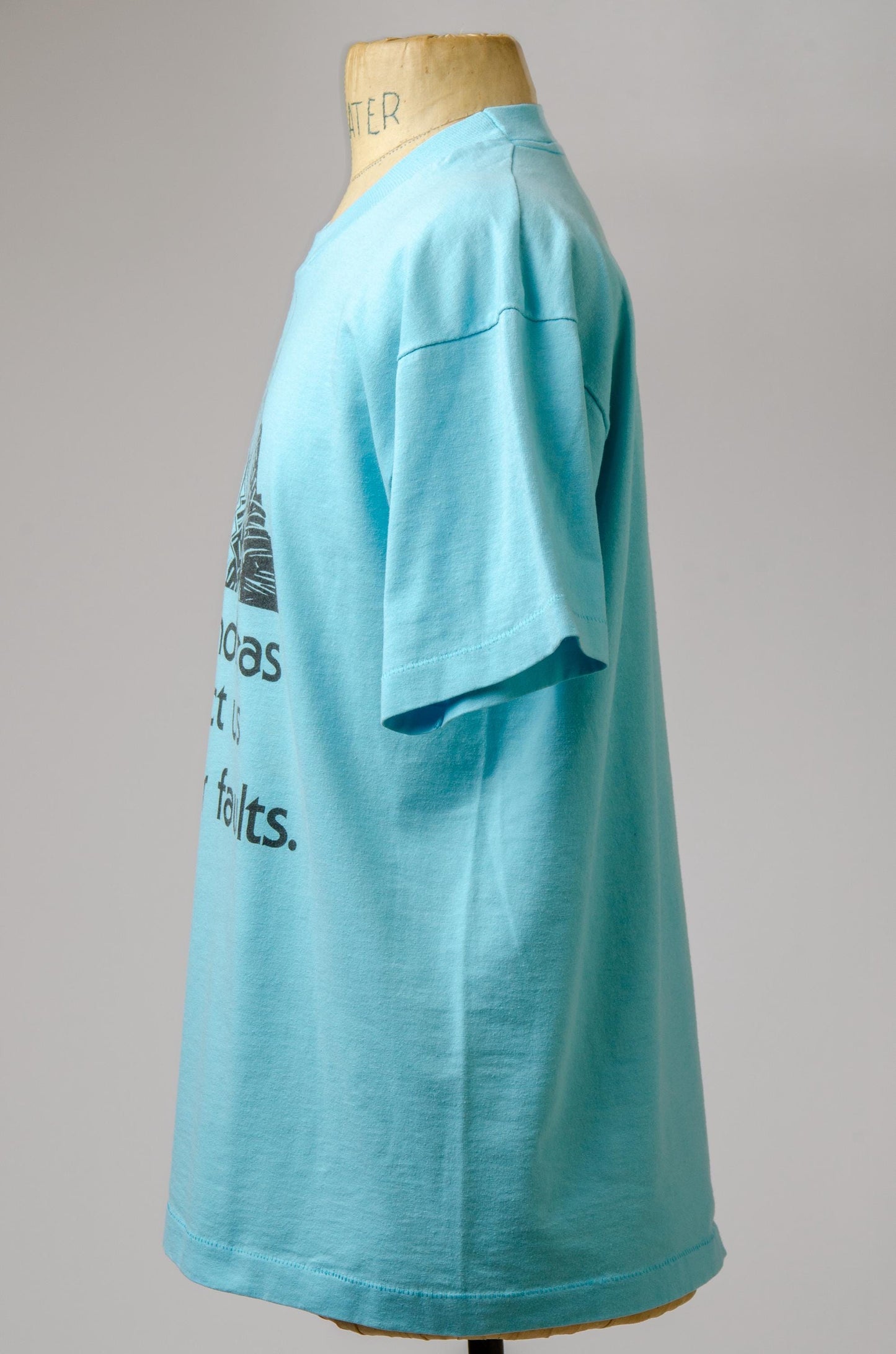 1980s San Andreas Protect Us From Our Faults Punny Earthquake T Shirt