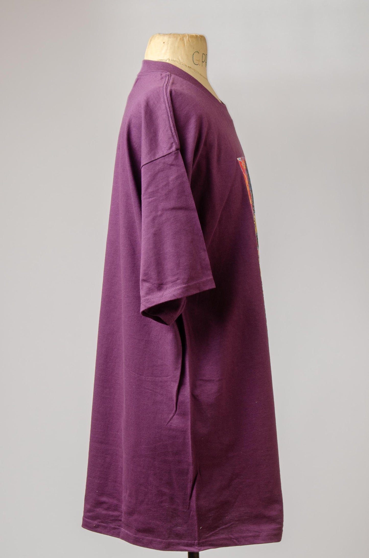 90s Keith Richards Purple Cotton T Shirt
