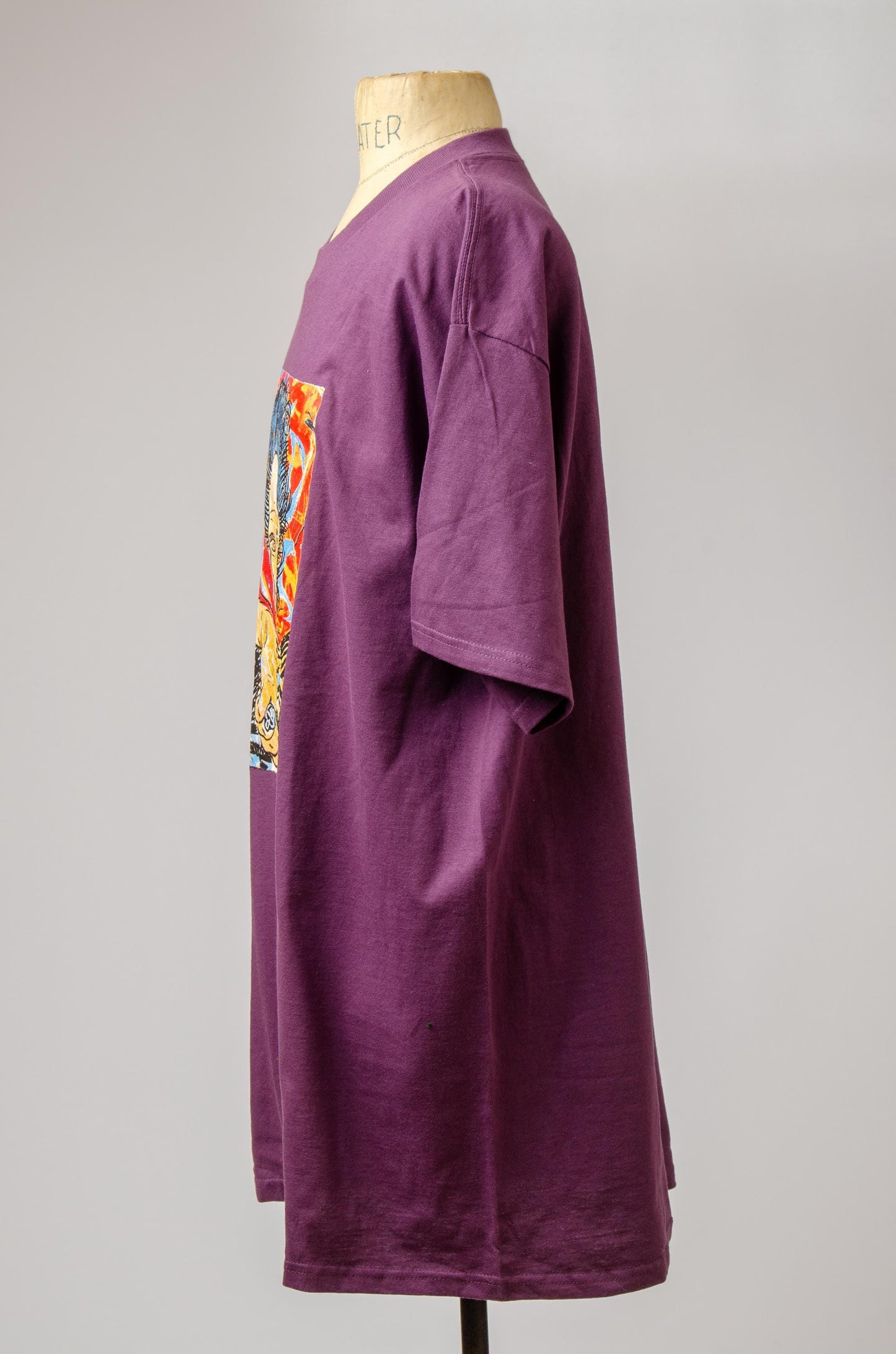 90s Keith Richards Purple Cotton T Shirt