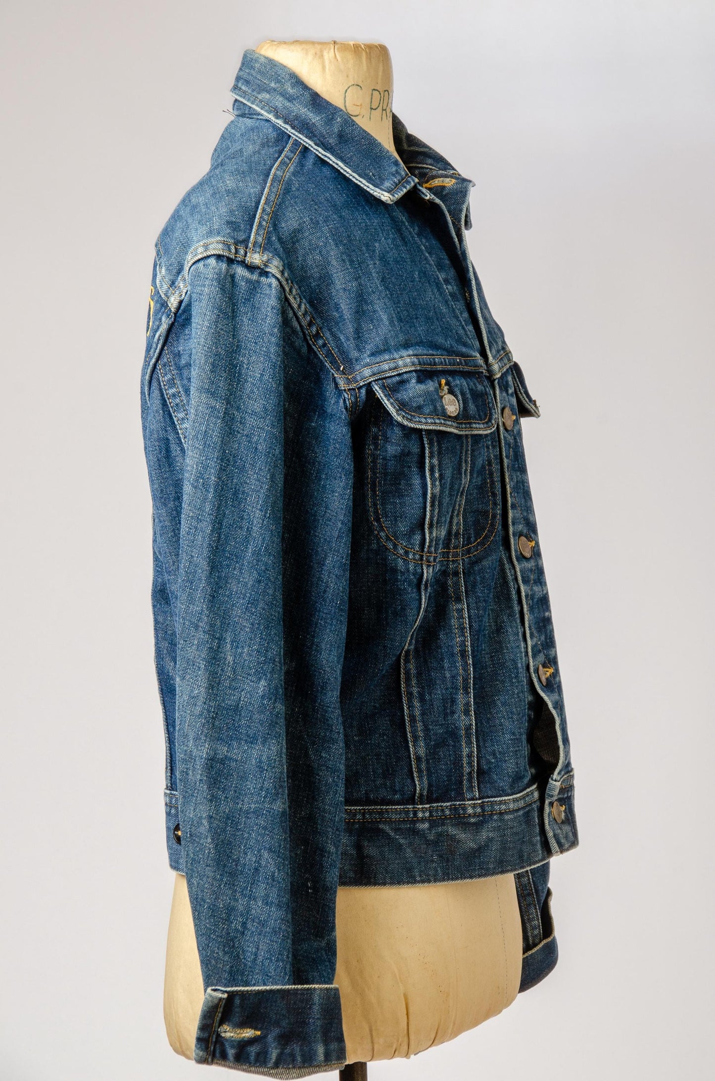 1980s Grateful Dead Cats Under the Stars Dark Indigo LEE Denim Jean Jacket