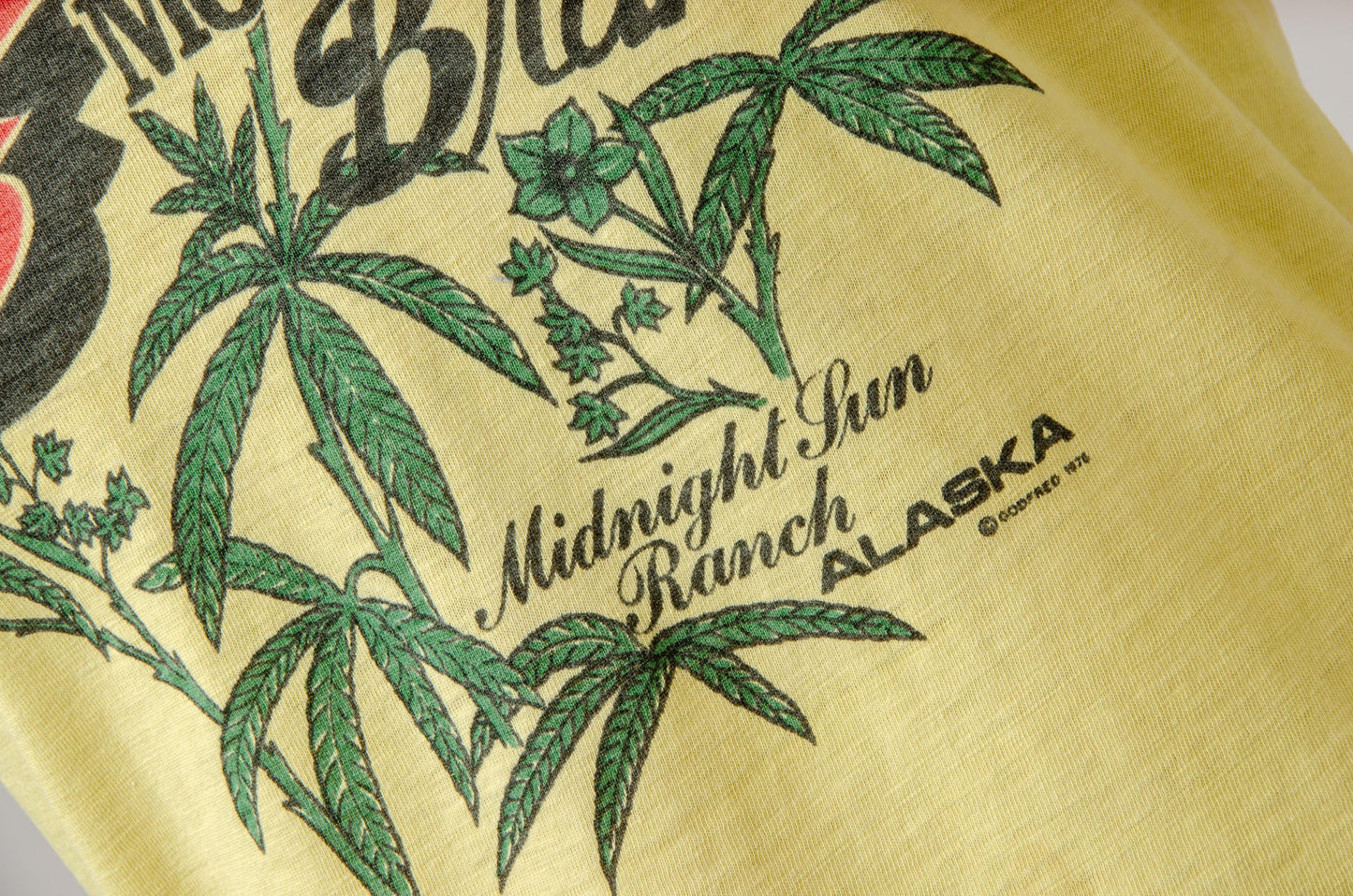 1970s Weed Tee Alyeska Mountain Brand Dope Smoker T Shirt