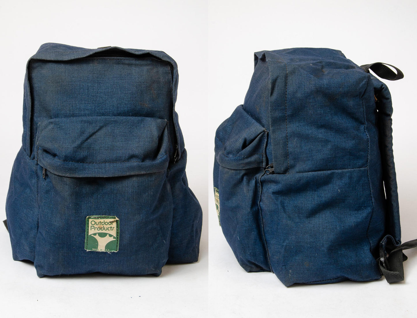 1970s Outdoor Products Backpack Navy Blue Cordura Daypack