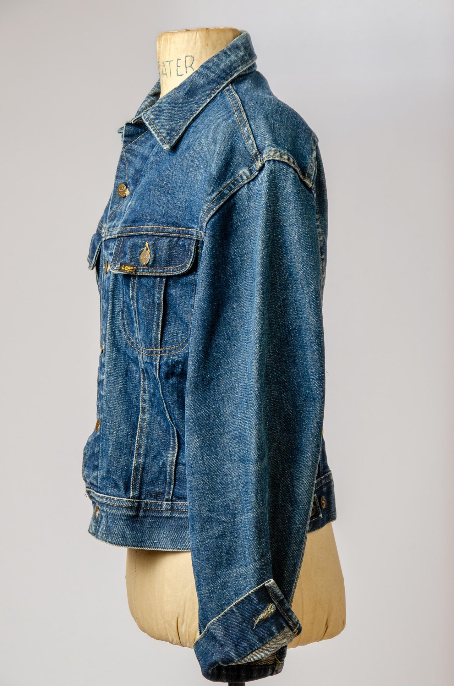 1980s Grateful Dead Cats Under the Stars Dark Indigo LEE Denim Jean Jacket