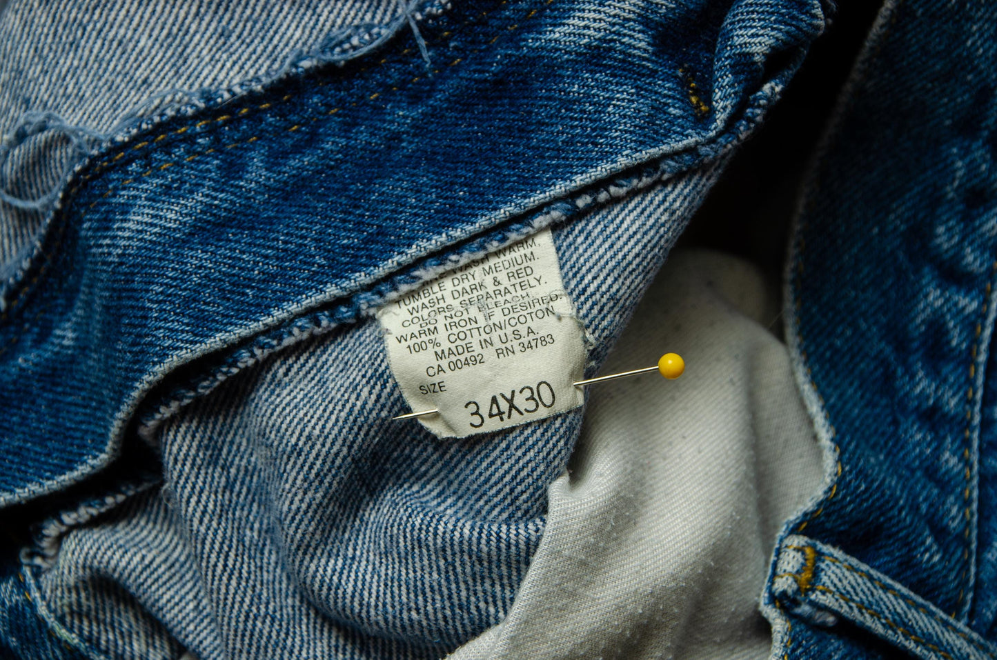 Vintage LEE Perfectly Worn Straight Leg Ranch Jeans 32 x 29