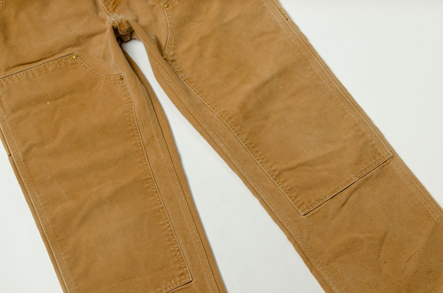 Vintage Carhartt USA Jeans Brown Cotton Denim Work Pants 32 x 30.5