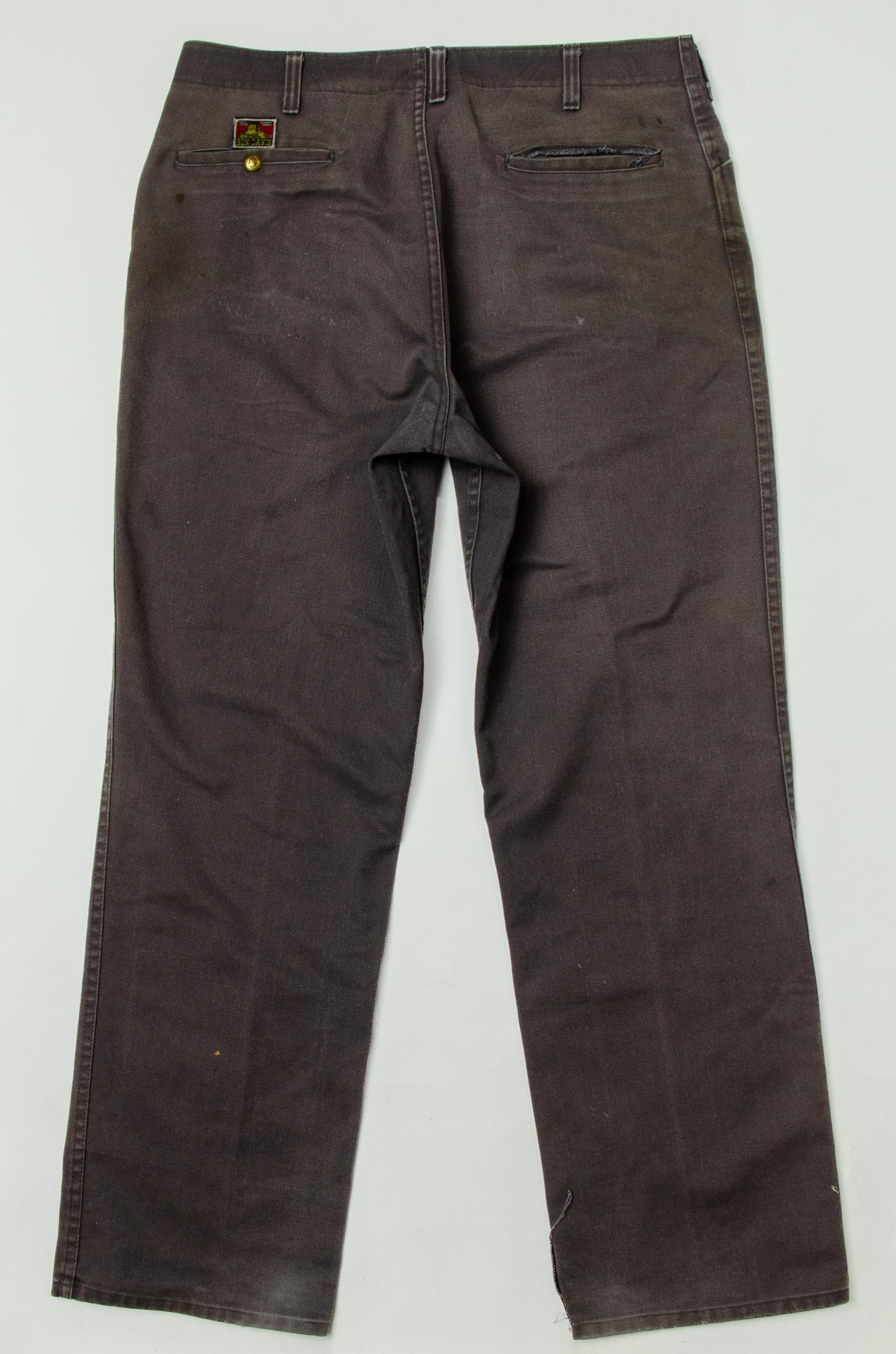Vintage Ben Davis Faded Black Canvas Skateboard Pants 38 x 33
