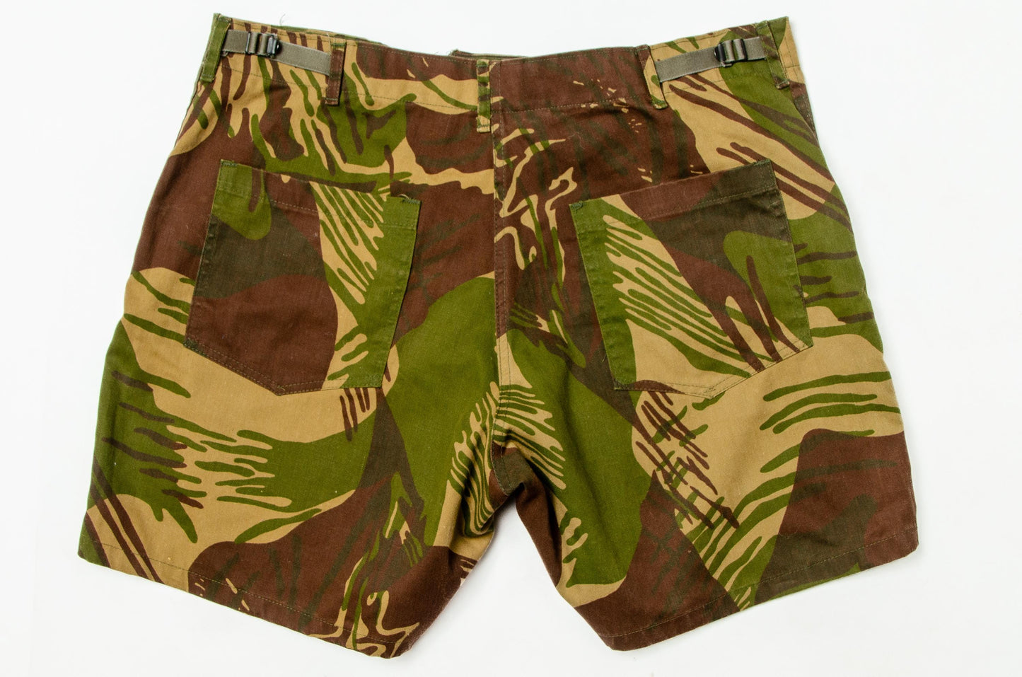 1970s Camo Shorts Rhodesian Cotton Camouflage Cargo Shorts W 39