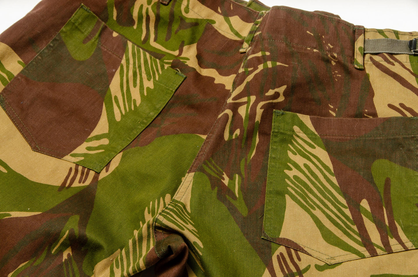 1970s Camo Shorts Rhodesian Cotton Camouflage Cargo Shorts W 39