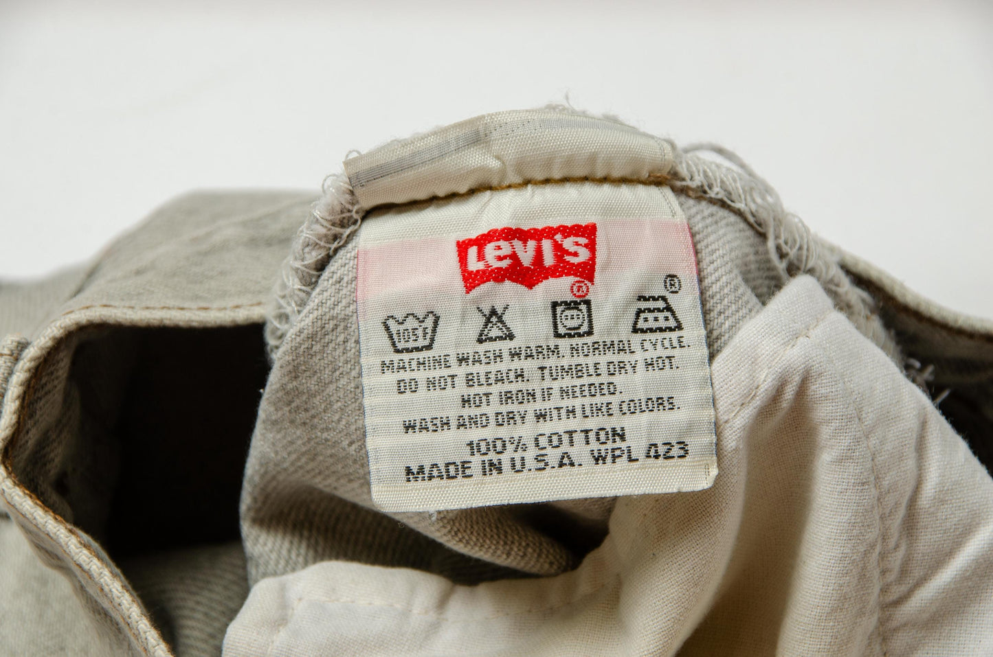 Vintage Levis 501 Cut Off Shorts Grey Denim Frayed USA Jean Shorts W 30
