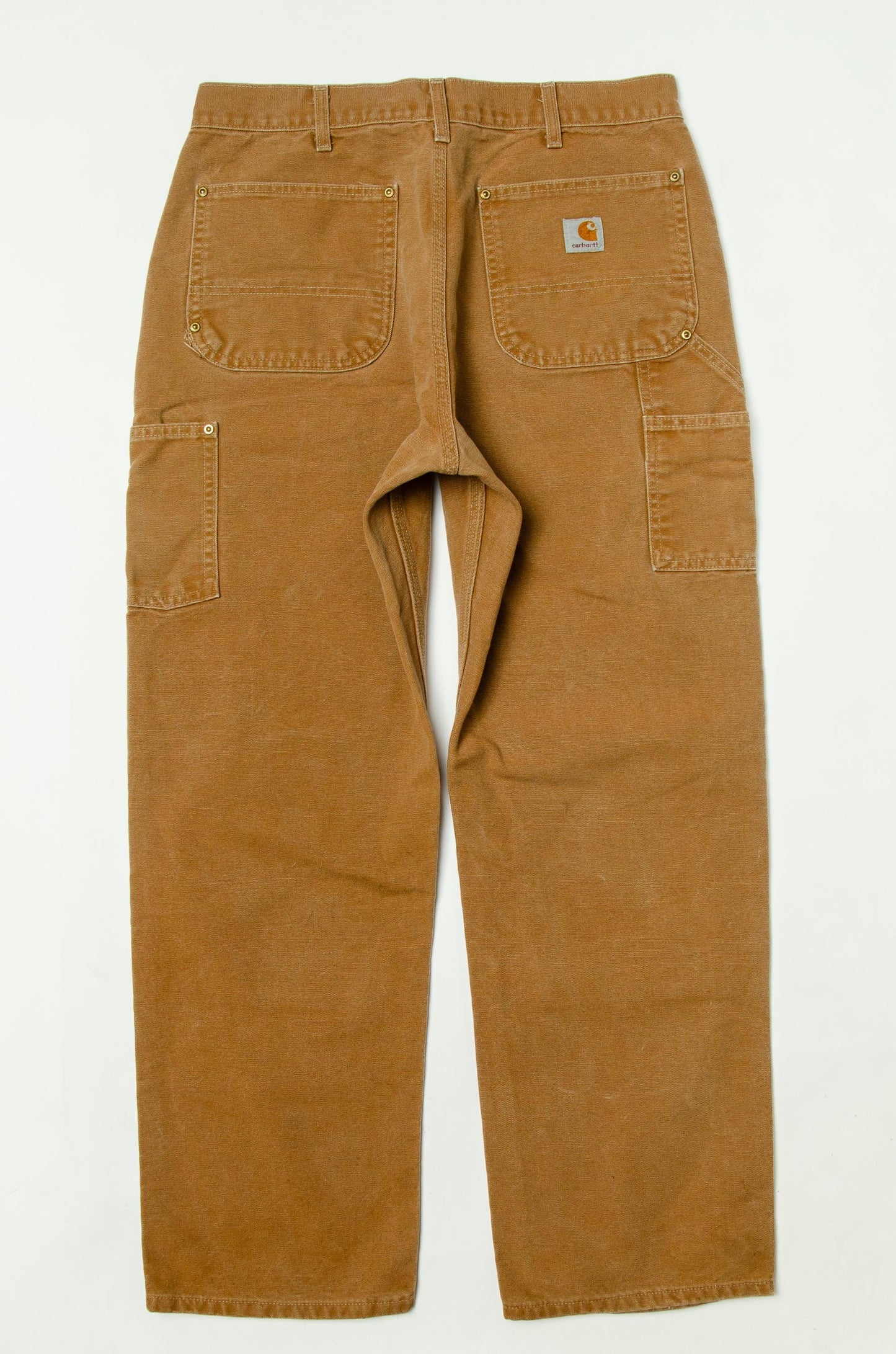 Vintage Carhartt USA Jeans Brown Cotton Denim Work Pants 32 x 29.5