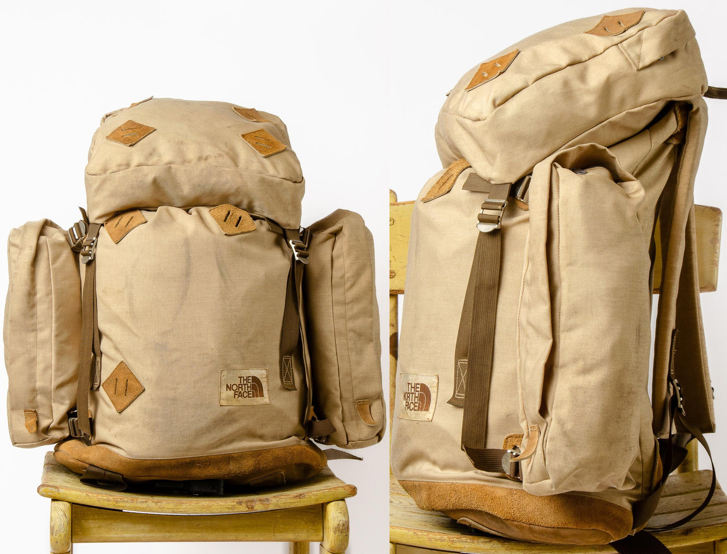 1974 REI Internal Frame Rucksack Leather Bottom Backpack