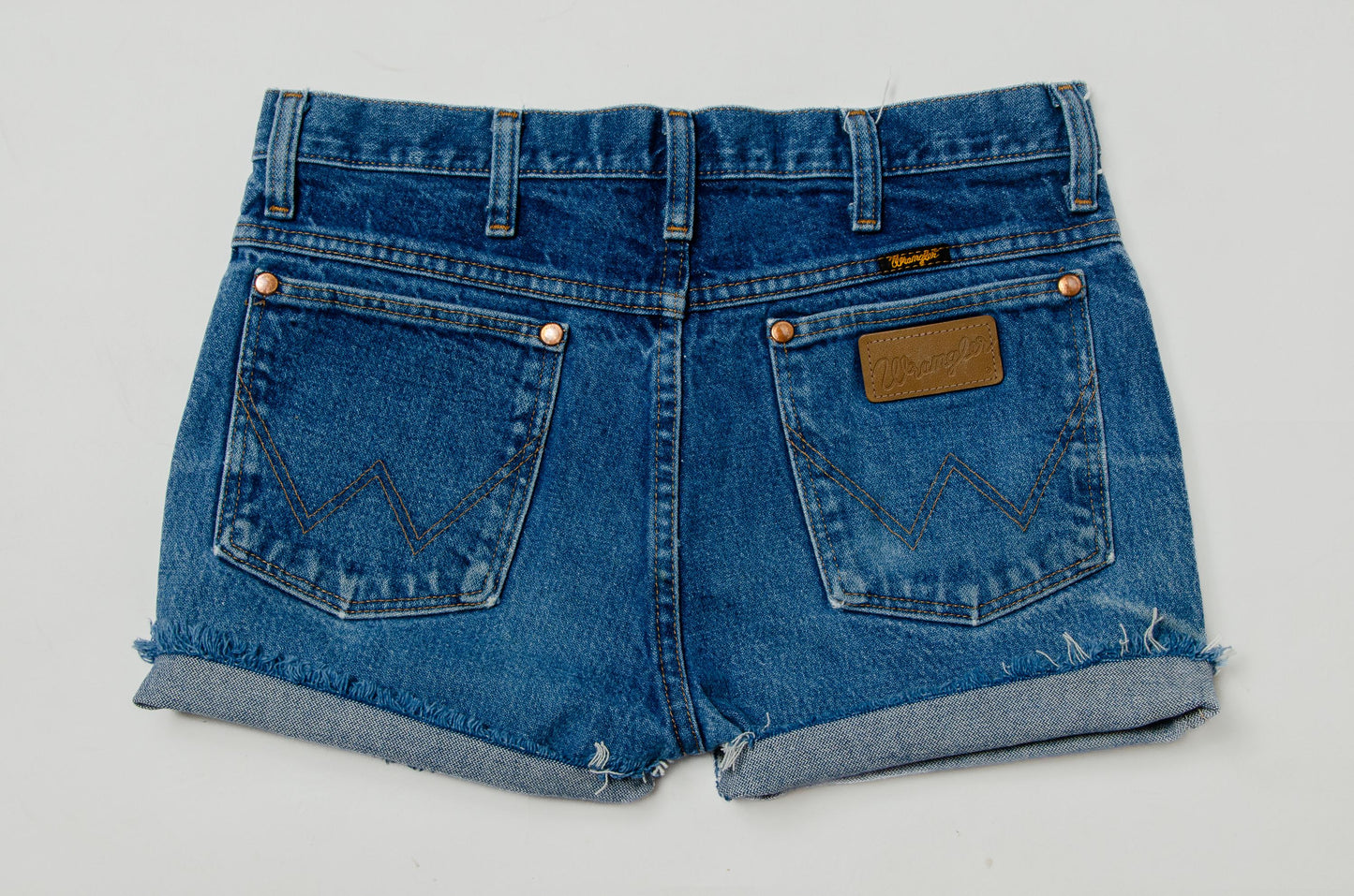 Vintage Wrangler High Waisted Western Cut Off Jean Shorts W 31