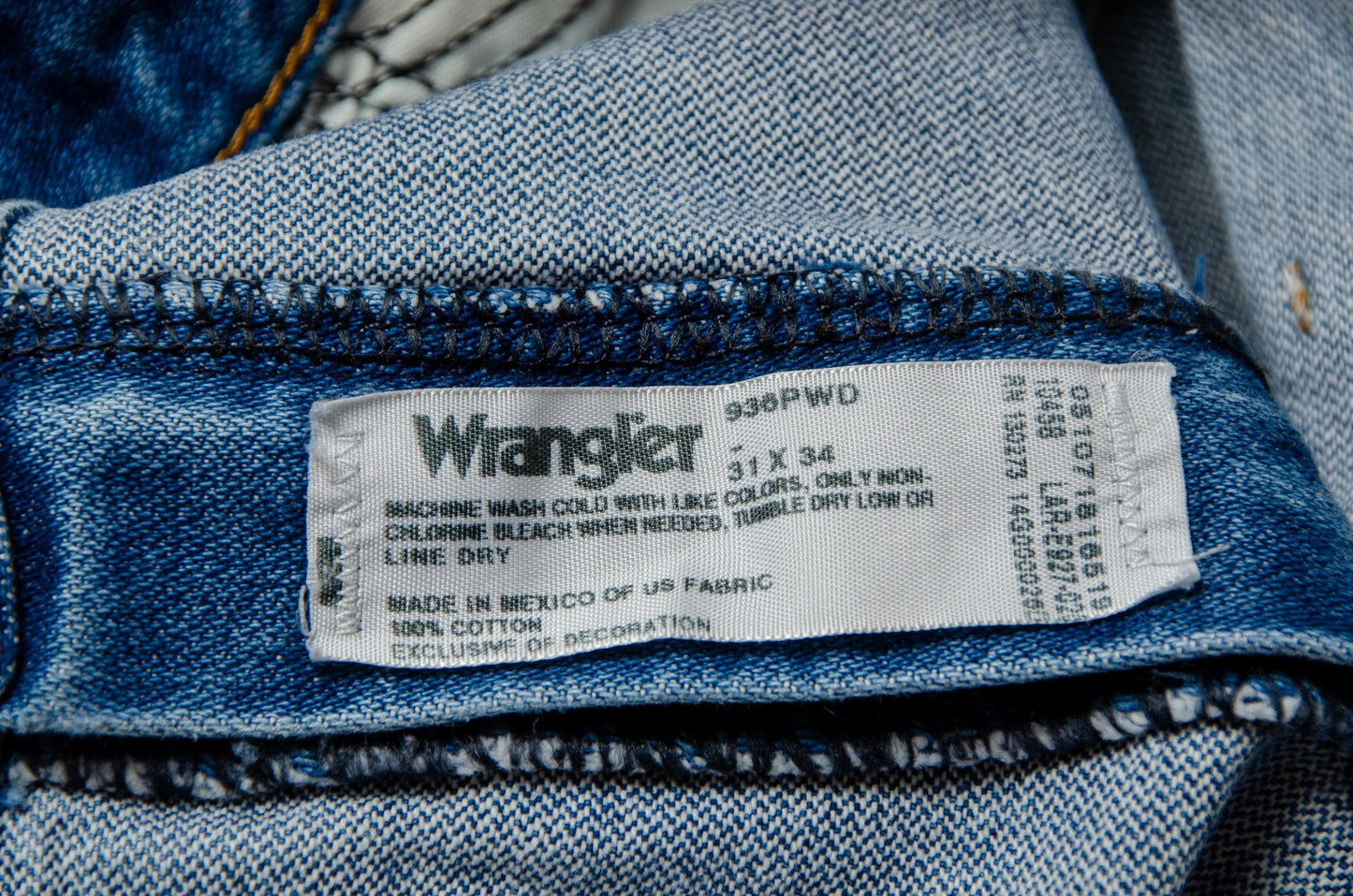Vintage Wrangler High Waisted Western Cut Off Jean Shorts W 31