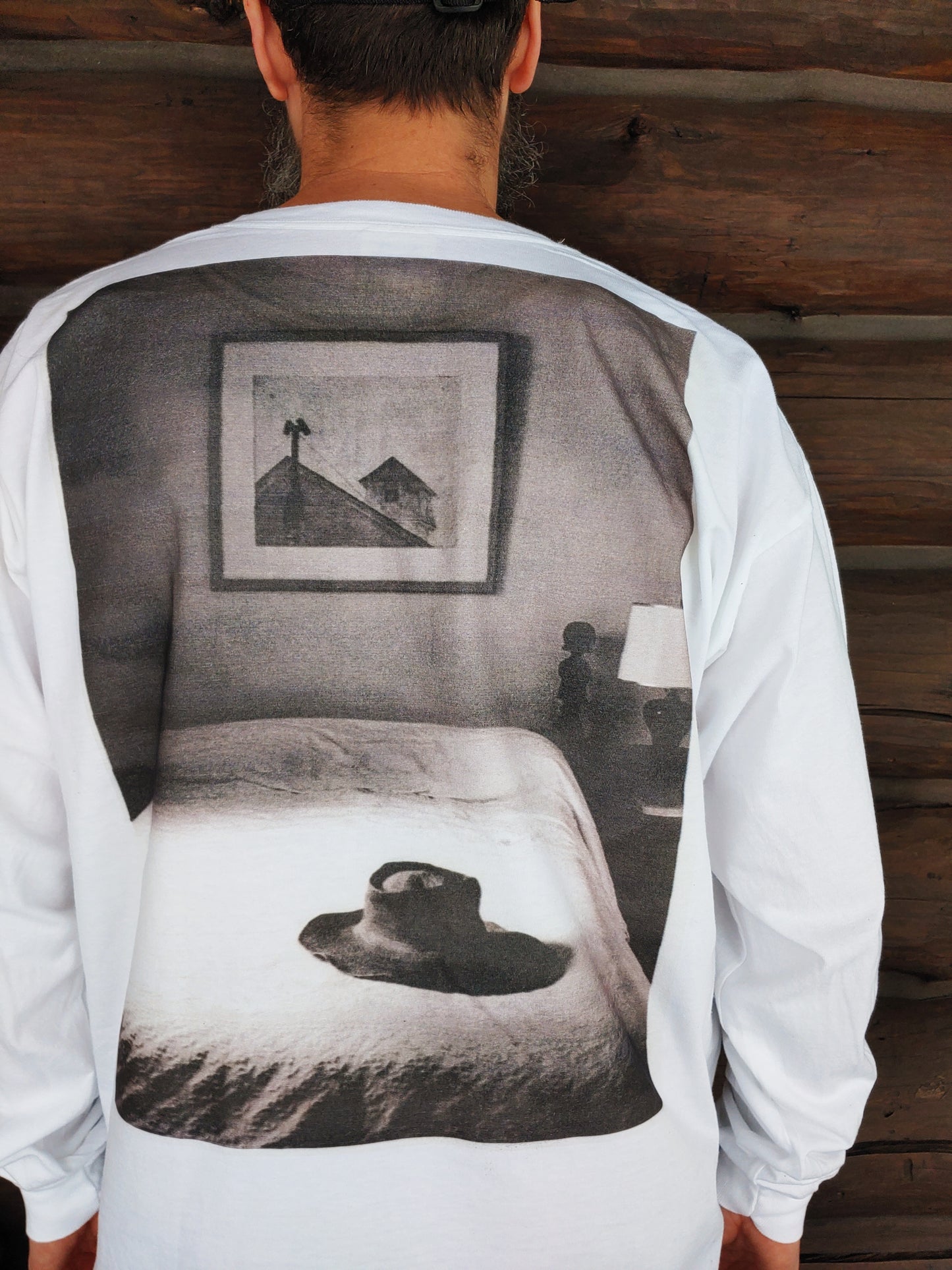 Drugstore Cowboy Front and Back Print Long Sleeve T Shirt