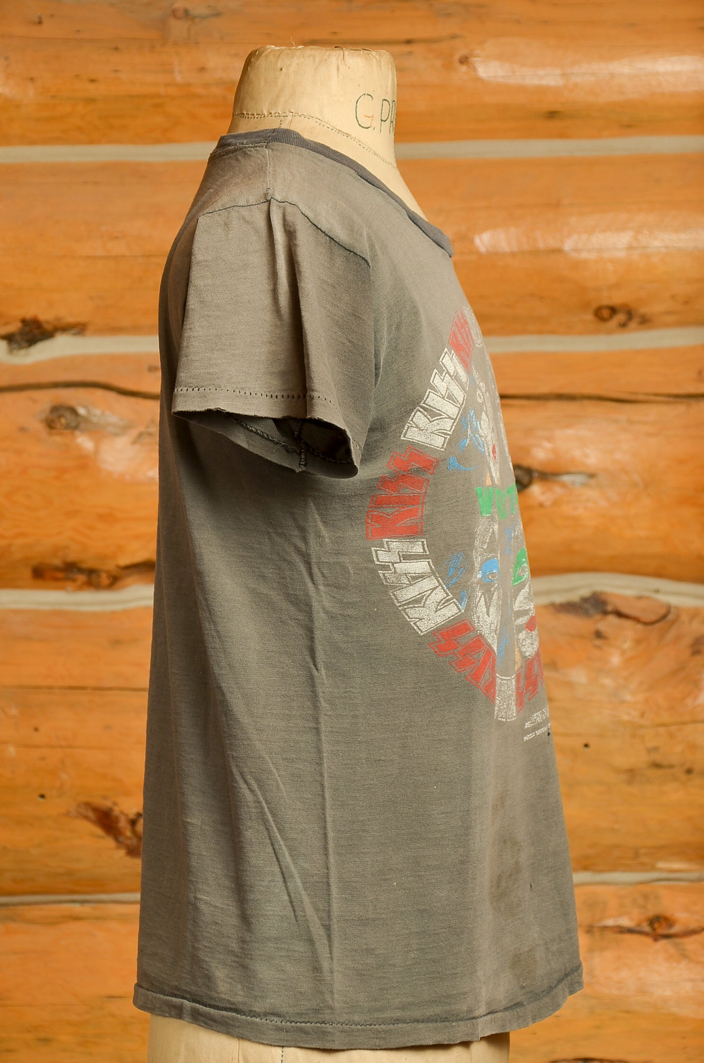 1979 KISS World Tour Distressed Cotton Rock n Roll T Shirt