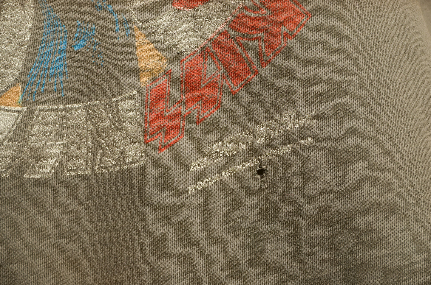 1979 KISS World Tour Distressed Cotton Rock n Roll T Shirt