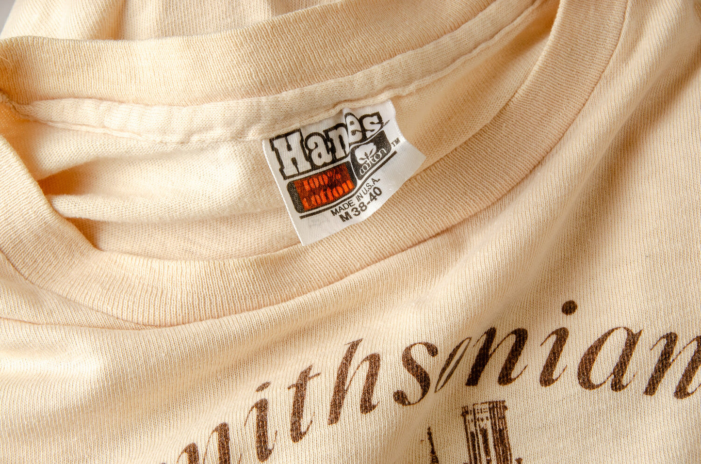 1980s Smithsonian Institution T Shirt Historical Museum Tee