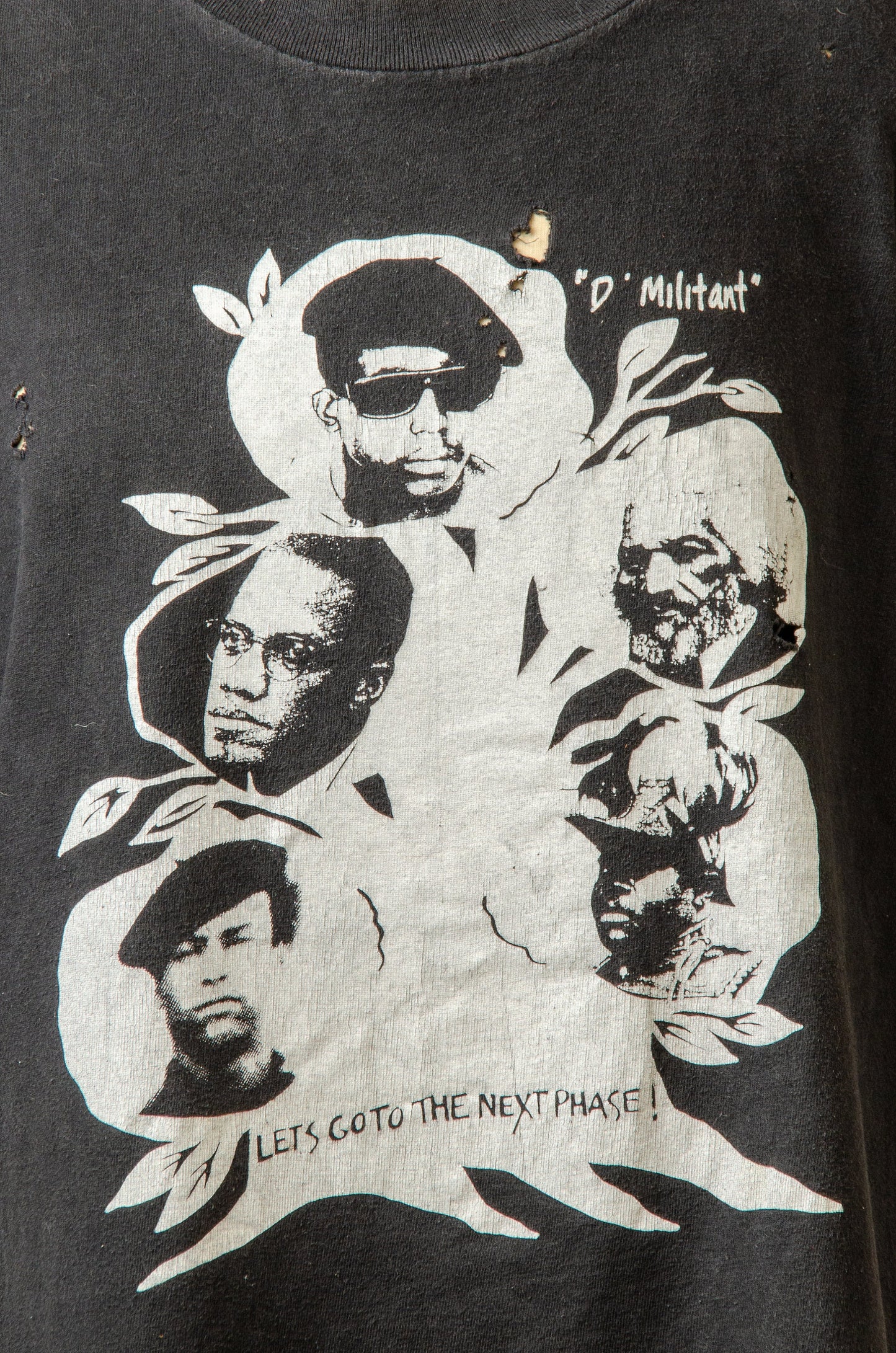 Vintage African American Heritage D. Militant Leaders of the Past Shirt