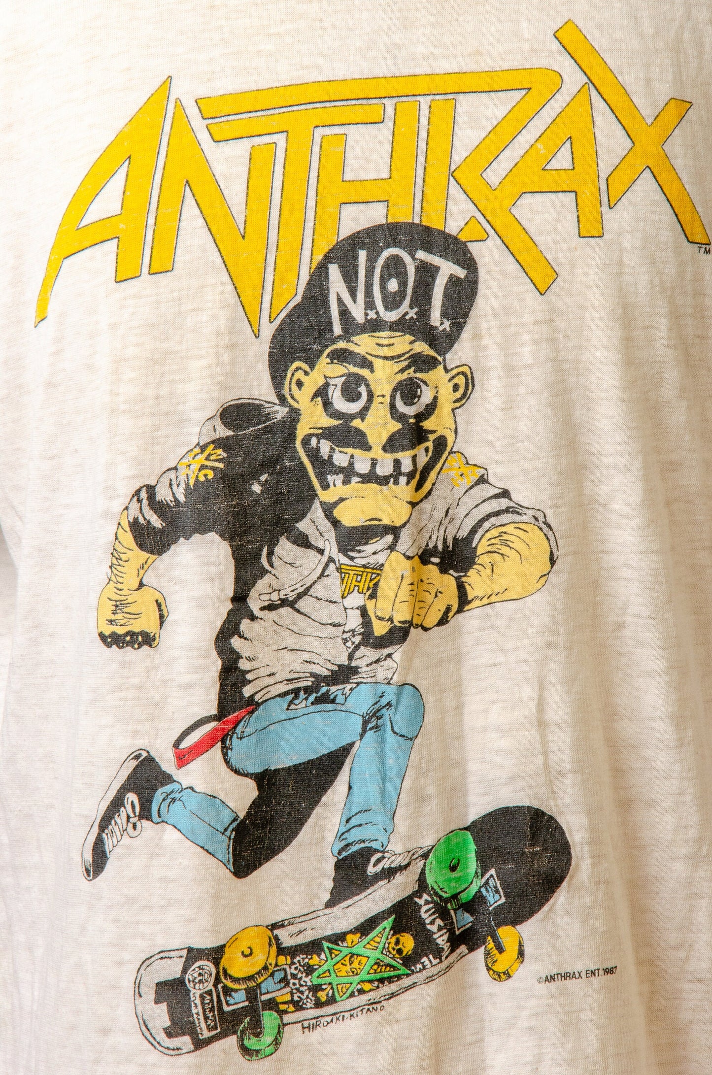 1987 Anthrax Mosh It Up Paper Thin Punk T Shirt