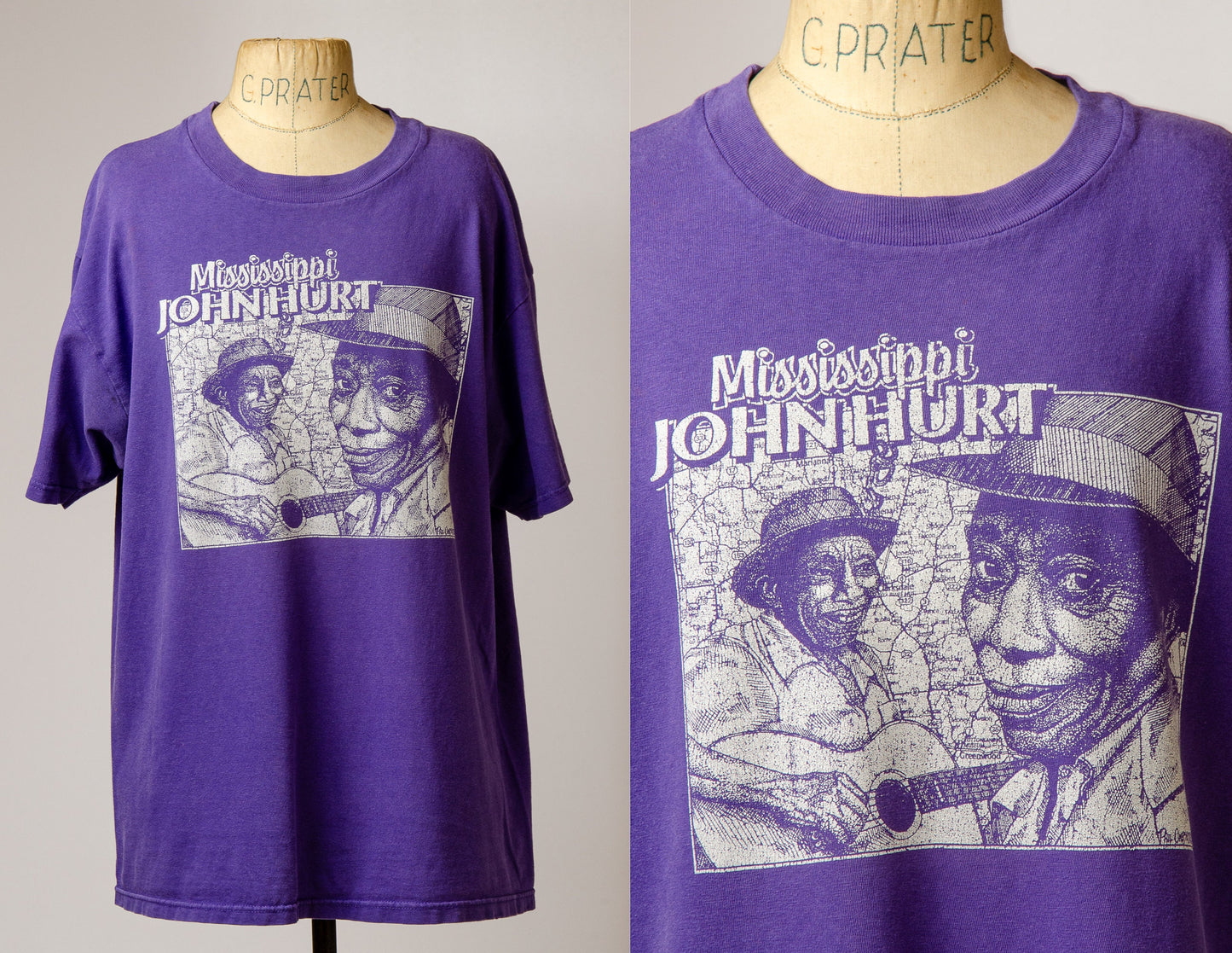 90s Mississippi John Hurt American Blues Artist Jazz T Shirt