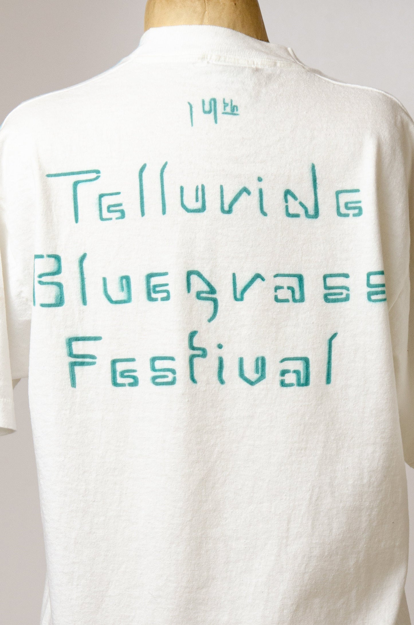 1980s Telluride Bluegrass Festival Airbrush Artist Folk T Shirt