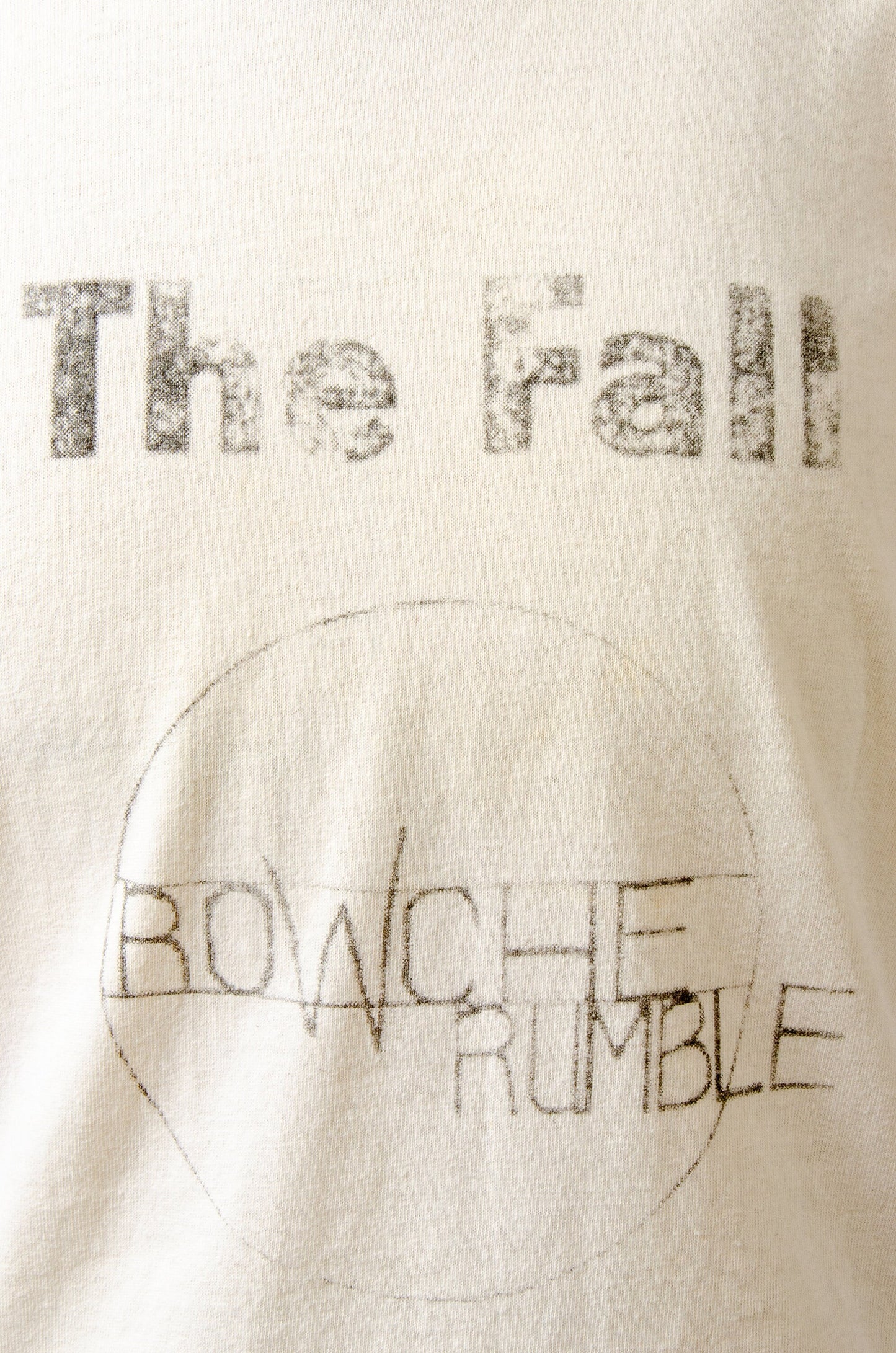 1980s The FALL Rowche Rumble Fan Made UK Punk T Shirt