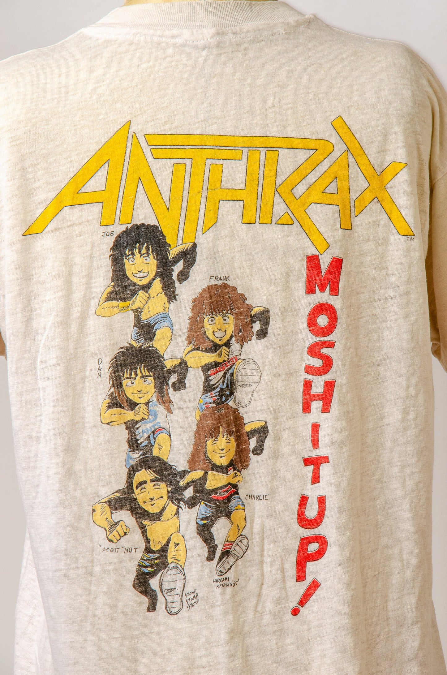 1987 Anthrax Mosh It Up Paper Thin Punk T Shirt