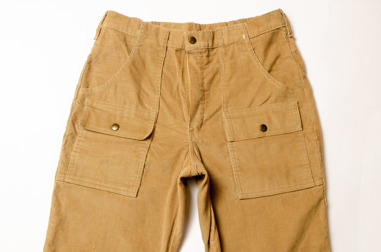 1970s Corduroy Cargo Pants Deadstock Woolrich Hippie Pants 33 x 34