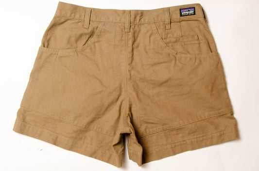 Vintage Patagonia Stand Up Shorts Brown Cotton Trail Shorts 35 Waist