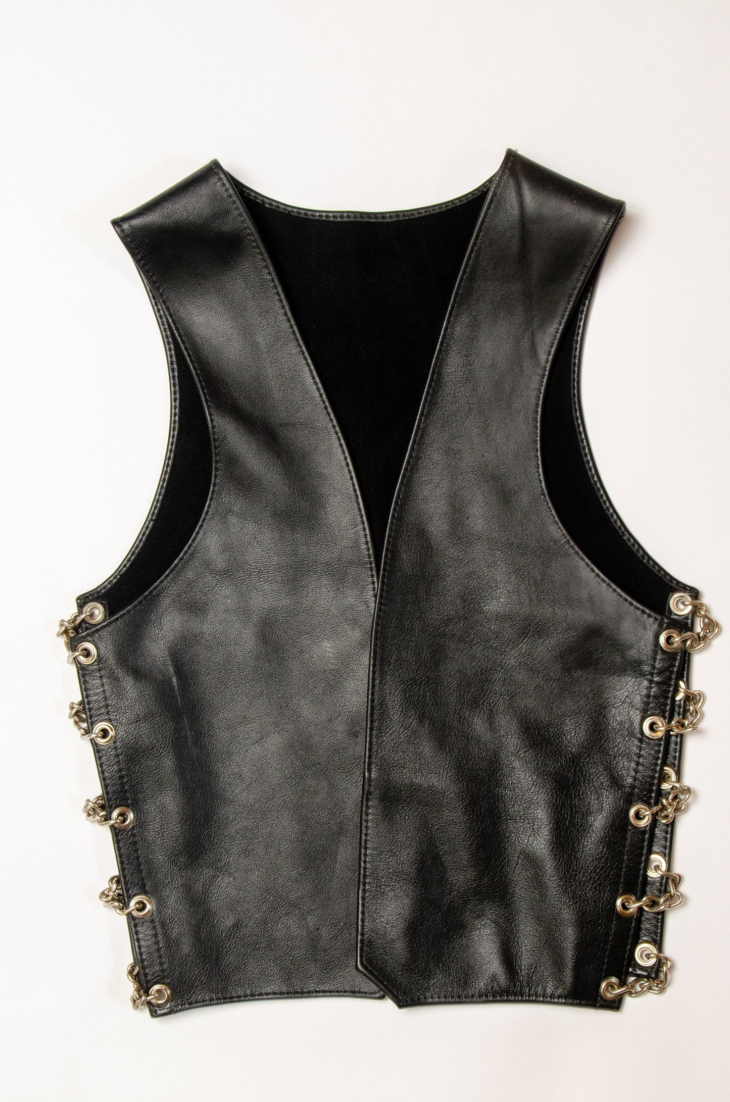 90s Leather SCCLA San Francisco Historic Leather Workers  Tony and Dave Coronza Gay Leather Vest