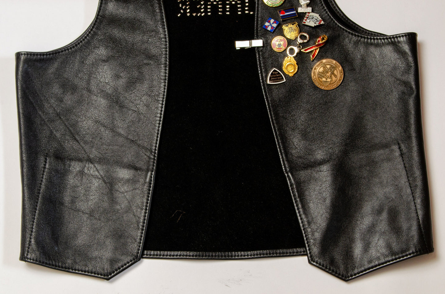 1995 Mr Drummer Silver State SCCLA San Francisco Historic Gay Leather Vest