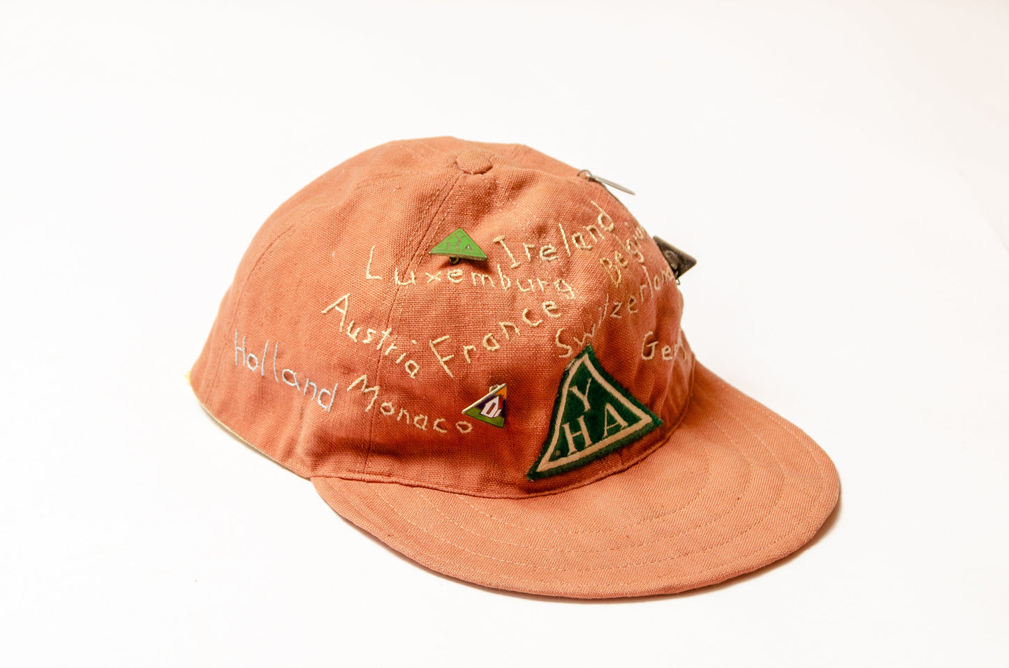 1940s YHA Youth Hostels Association Embroidered Novelty Hat