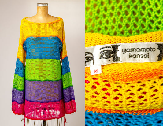 1970s DEADSTOCK Yamamoto Kansai Knitwear Glam Sweater Dress