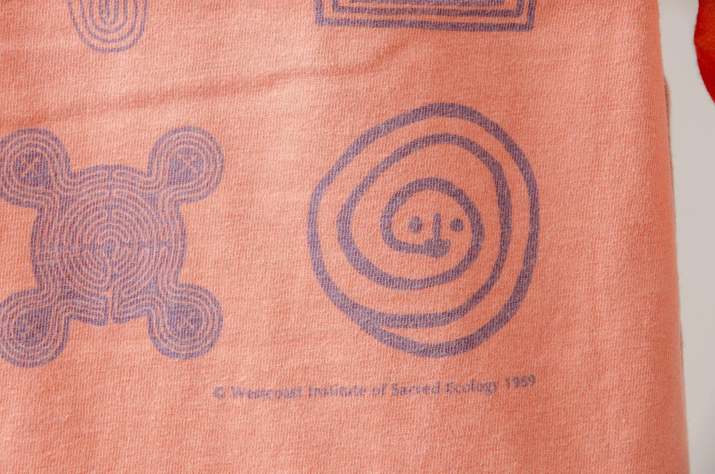 90s The Chartres Labyrinth in France Front and Back Cotton T Shirt