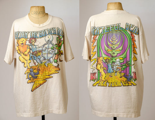 1994 Grateful Dead Wizard Of Oz Follow The Golden Road T Shirt