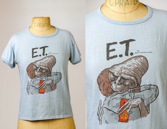 1982 E.T. Movie T Shirt Hershey Reese’s Pieces Babydoll Tee