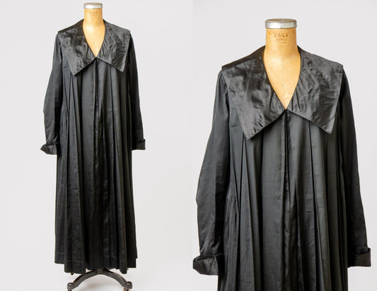 1920s Graduation Dress with Satin Collar Evening Jacket