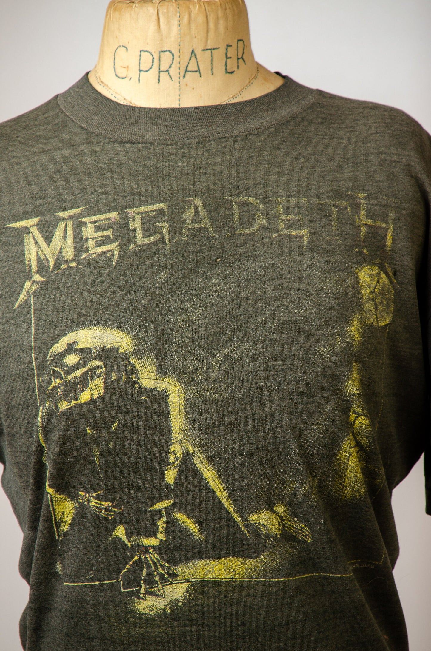 1980s Megadeth RIP Mary Jane Front and Back Print Thrash Metal T Shirt