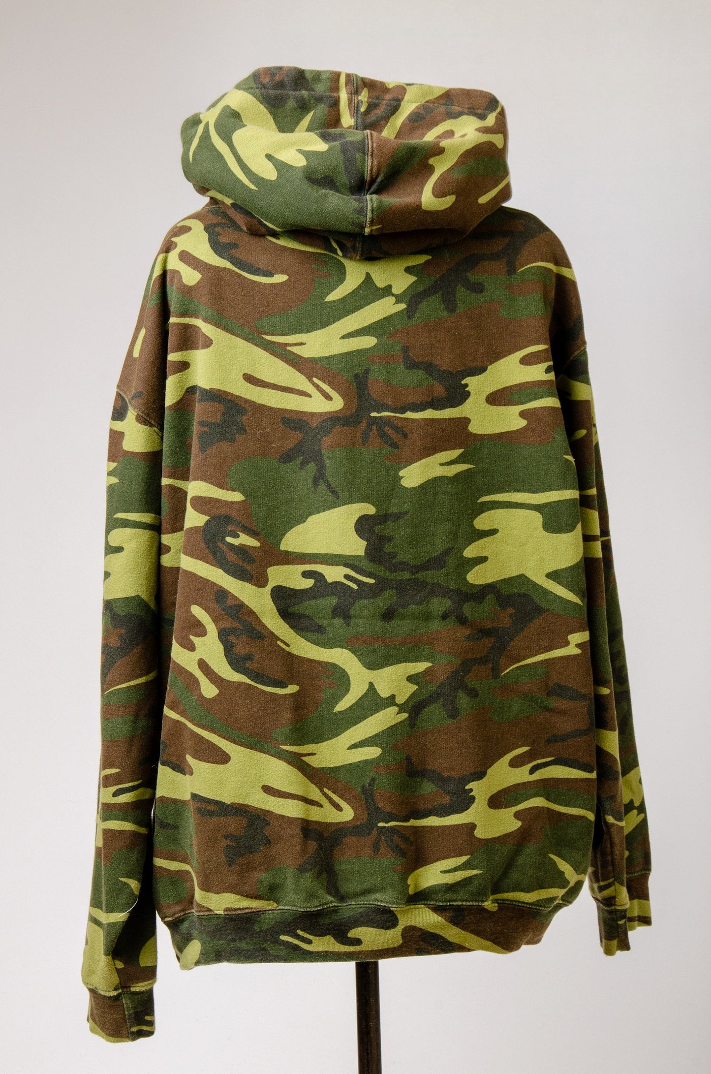 Y2K Deftones White Pony Camo Hoodie Army Green Hooded Sweatshirt