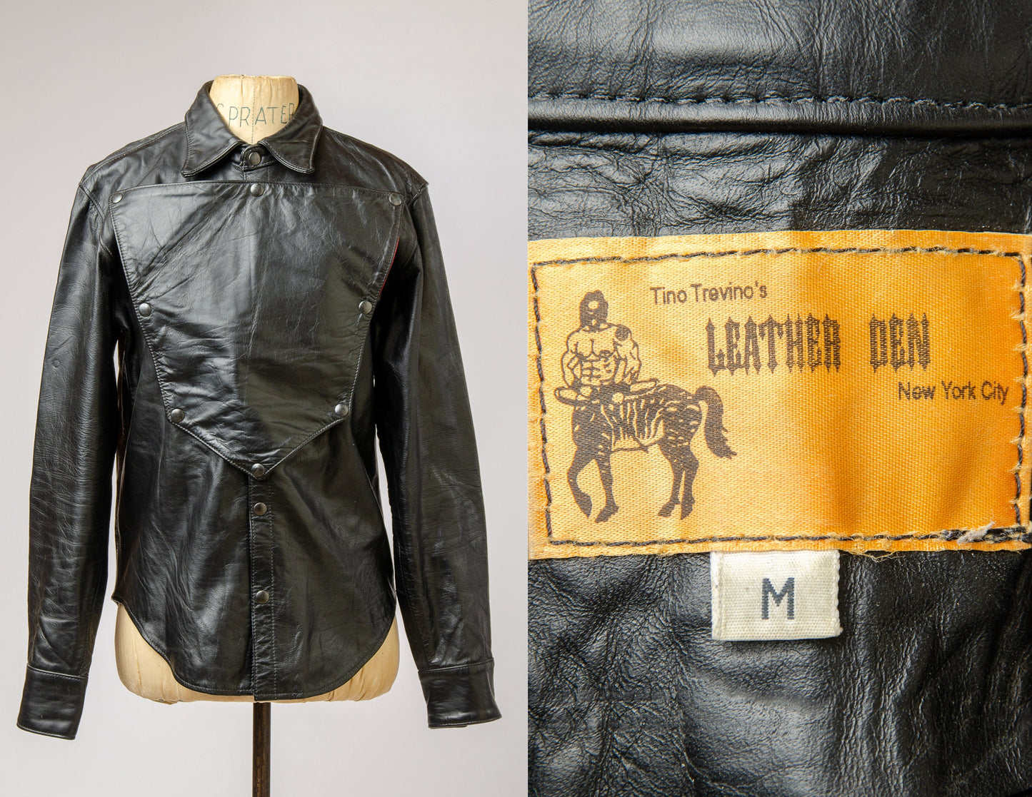 90s Leather Daddy Tino Trevino Leather Den Fettish Jacket