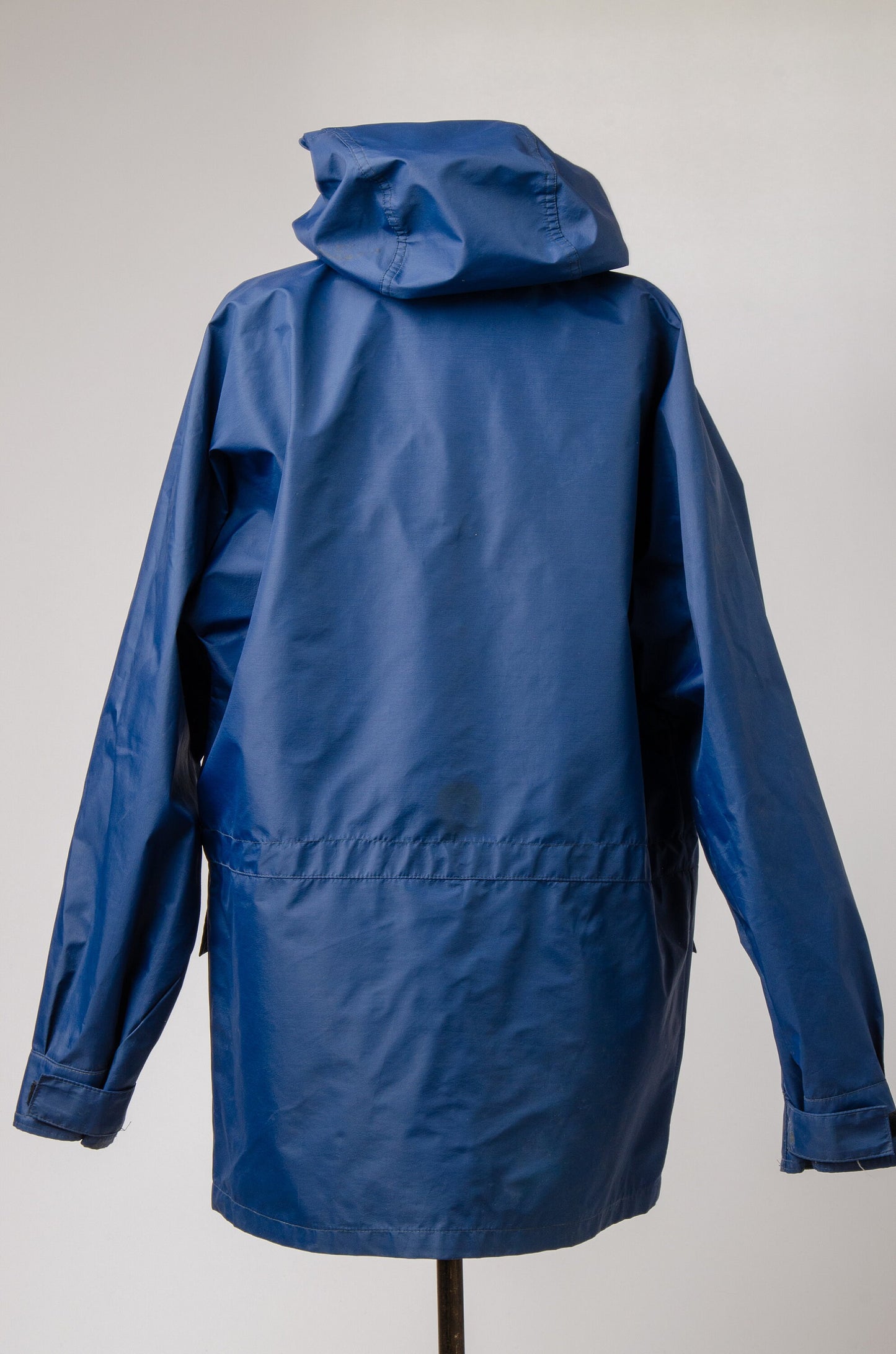 1980s REI CO-OP Parka Blue Anorak Hooded Mountain Windbreaker Jacket