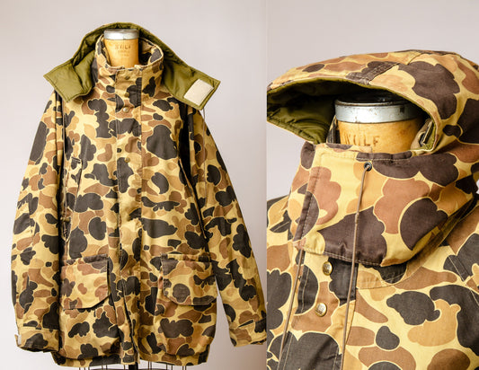 Vintage Frogskin Goretex Camo Parka Columbia Camouflage Hooded Jacket