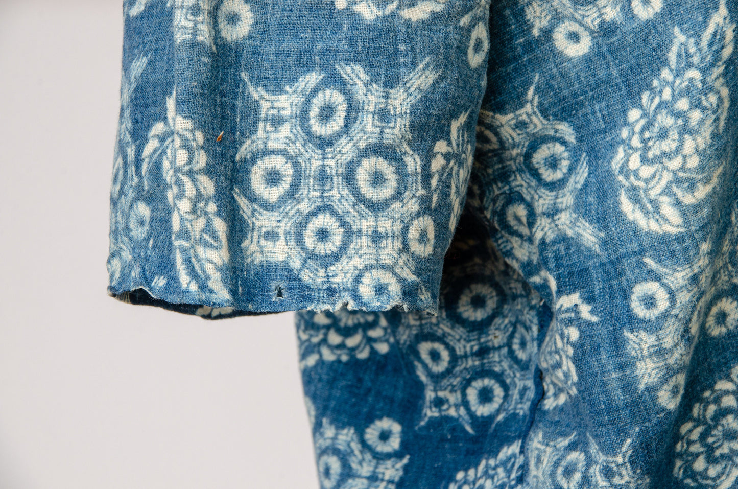 Antique Japanese Indigo Cotton Short Kimono Jacket