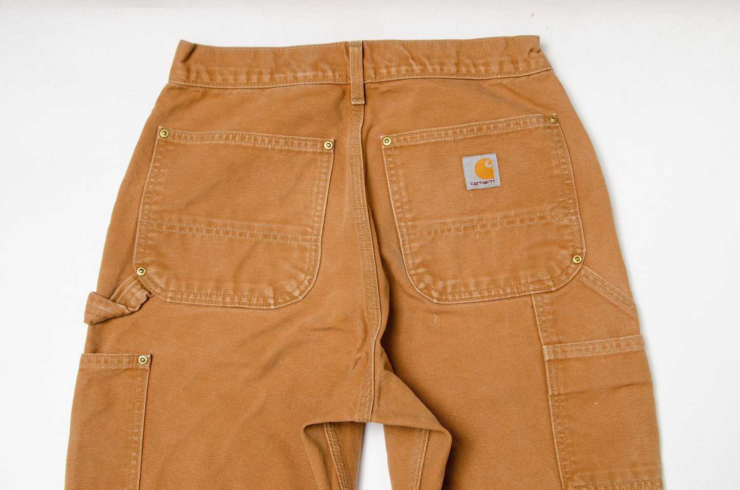 Vintage Carhartt USA Jeans Brown Cotton Denim Work Pants 30 x 32