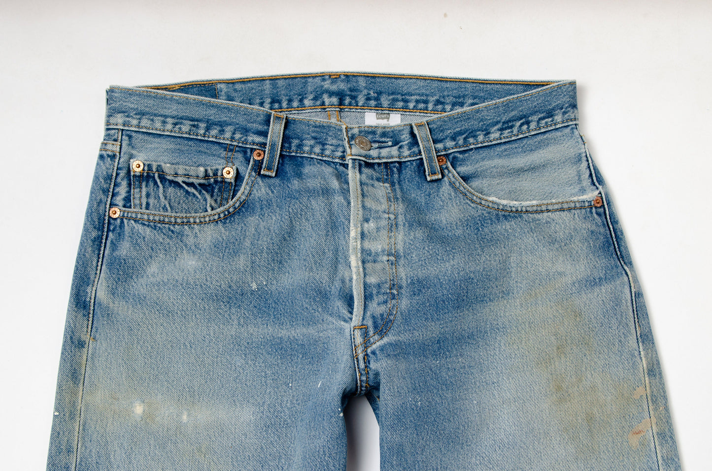 Vintage Levis 501 Blue Denim Jeans 34 x 30