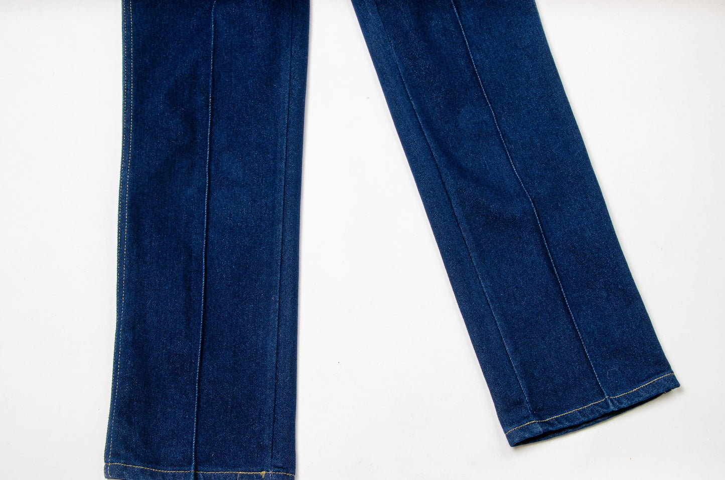 1970s Lee Riders Dark Blue Denim High Waisted Western Jeans 32 x 31