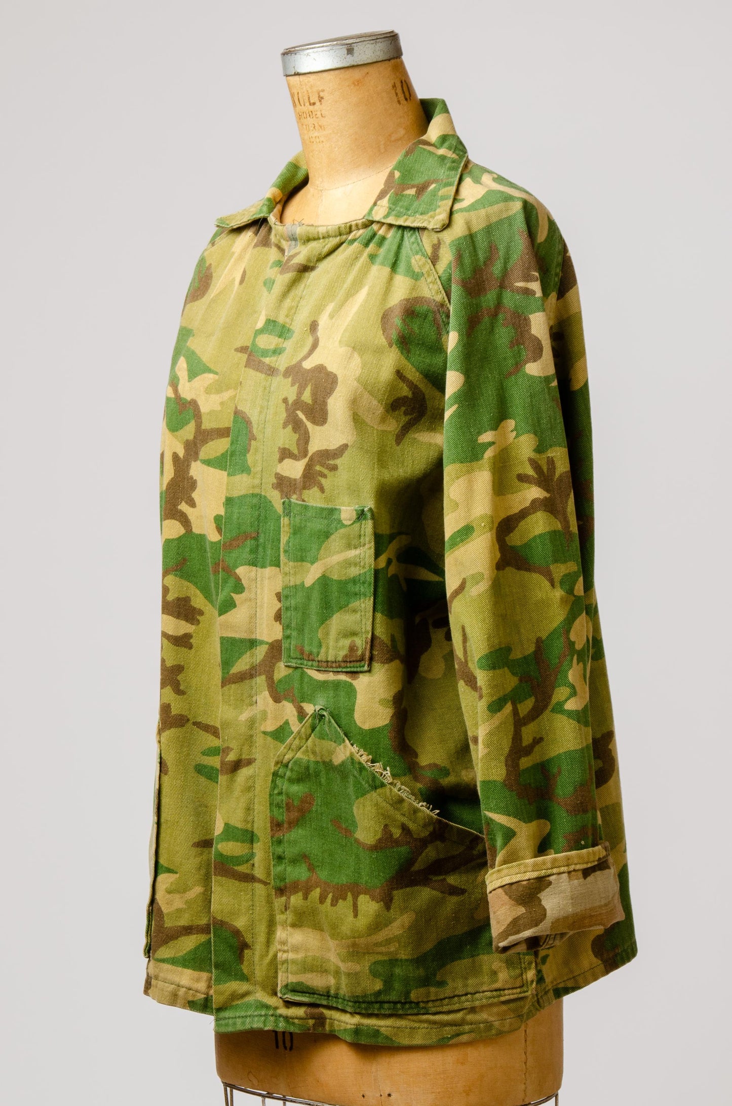 1960s Frog Skin Camo Jacket Reversible Camouflage Hunting Jacket